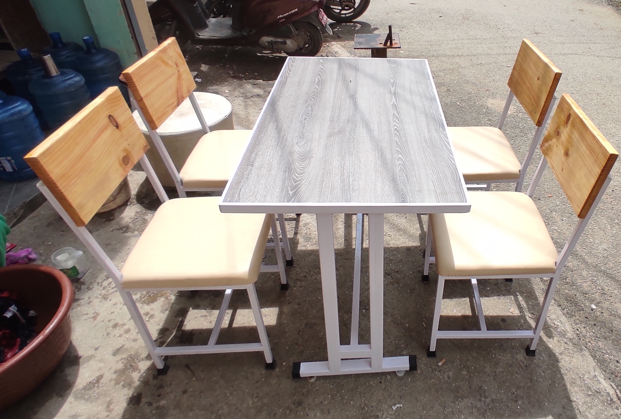 Table set for hotel cafe restaurant